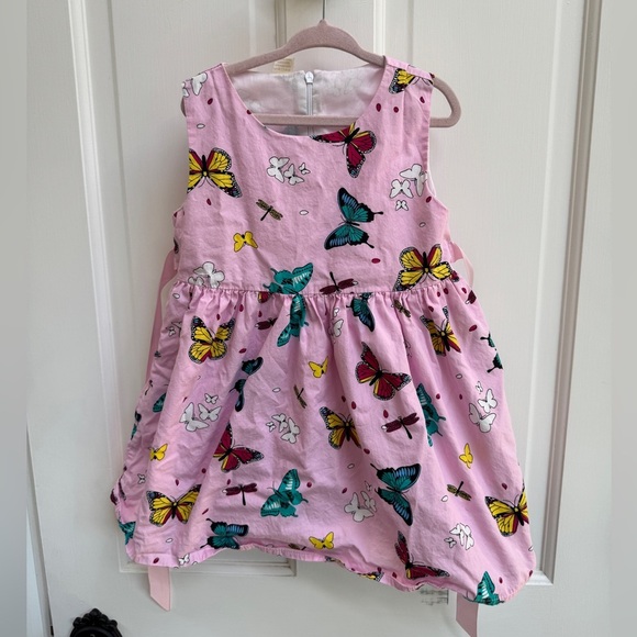 QRDD Other - QRDD 3T Girls Pink/Purple Butterfly Sleeveless Tank Top Dress
